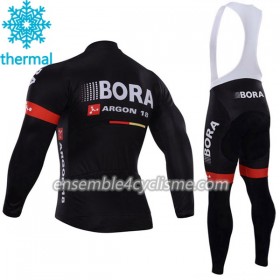 Tenue Maillot M/L + Collant à Bretelles 2017 Bora-Hansgrohe Hiver Thermal Fleece N003